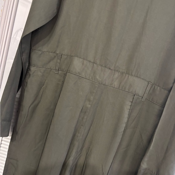NEW Fabletics Dark Green Women's Pants Jumpsuit Olive M Fall Zip up Pantsuit - Picture 8 of 10